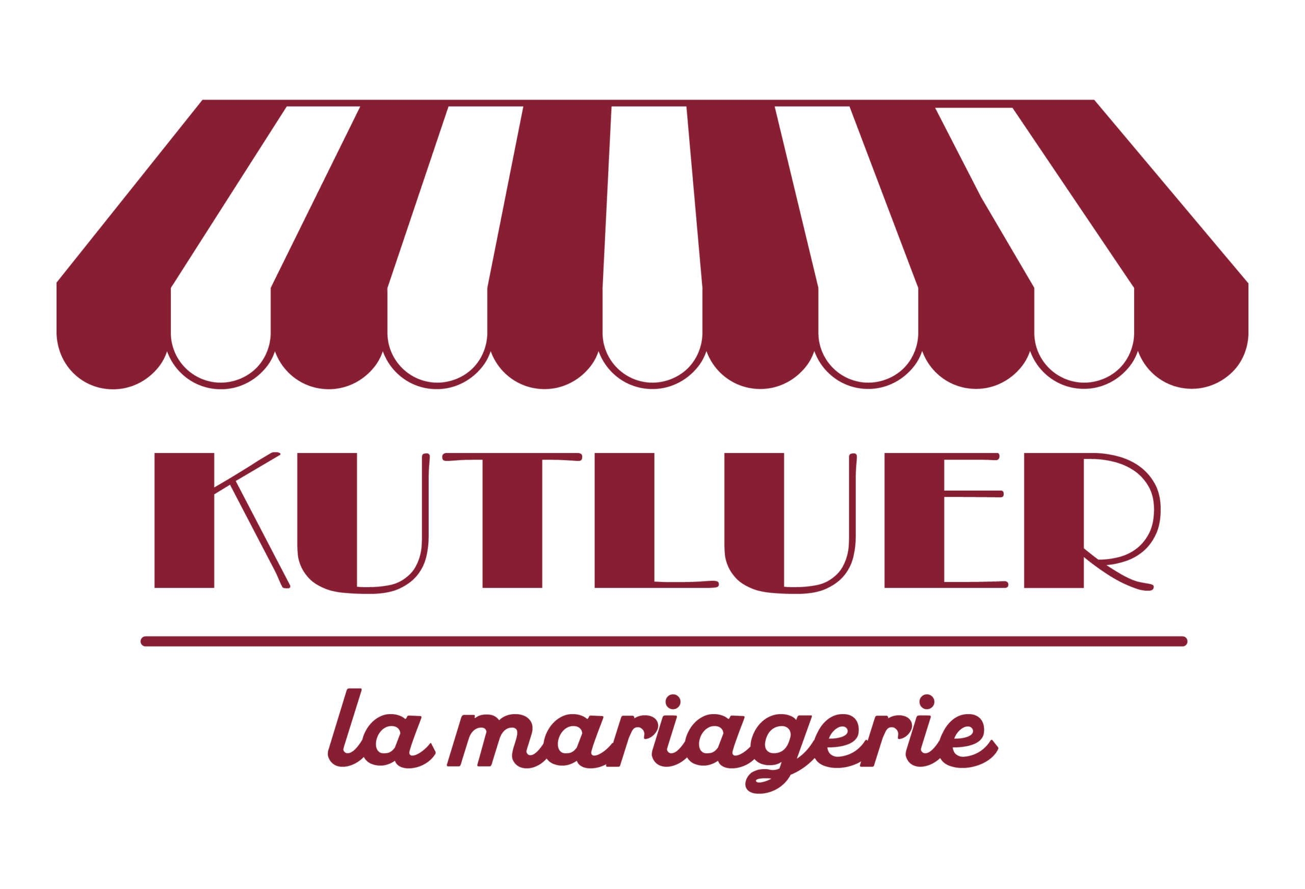 Logo bordeaux Kutluer La Mariagerie per fotografo di matrimonio a Parigi e in tutta la Francia